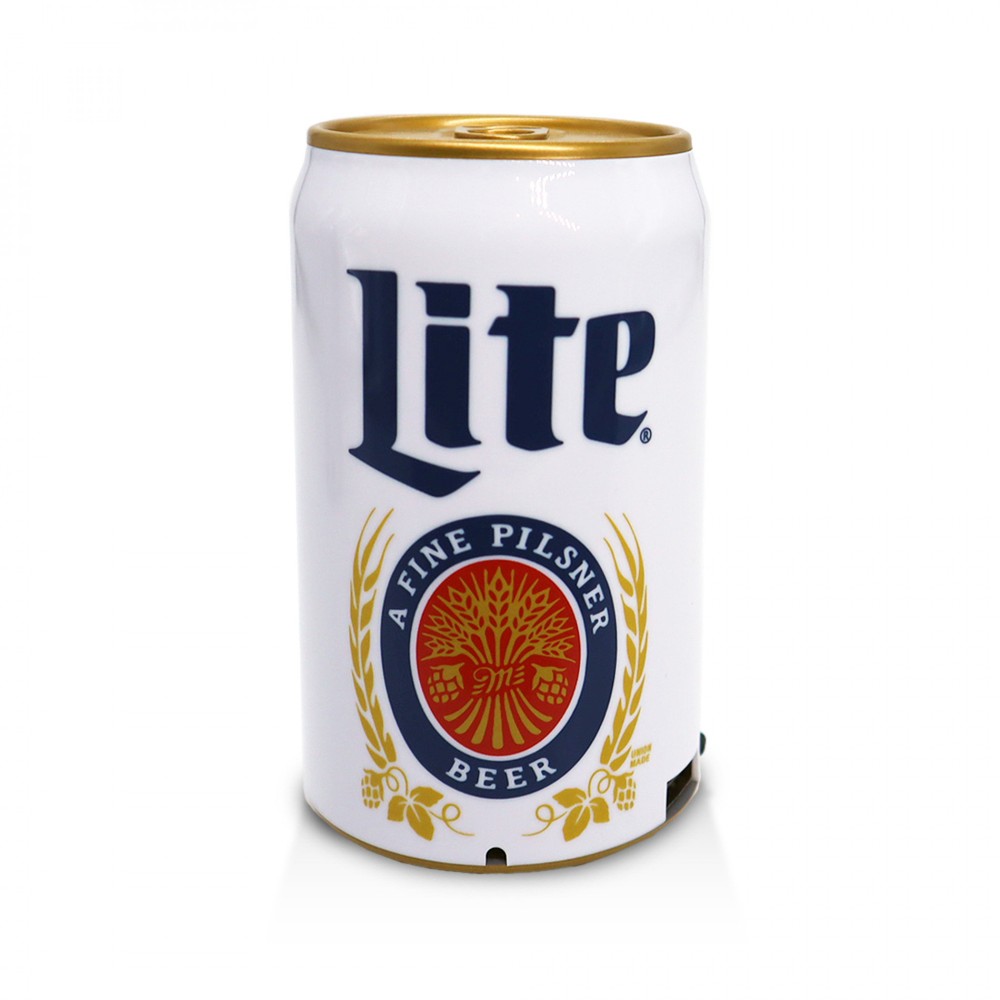 Miller Lite Can Shaped Bluetooth Speaker White