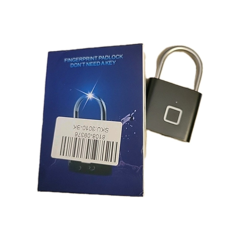 New Fingerprint Padlock, Waterproof