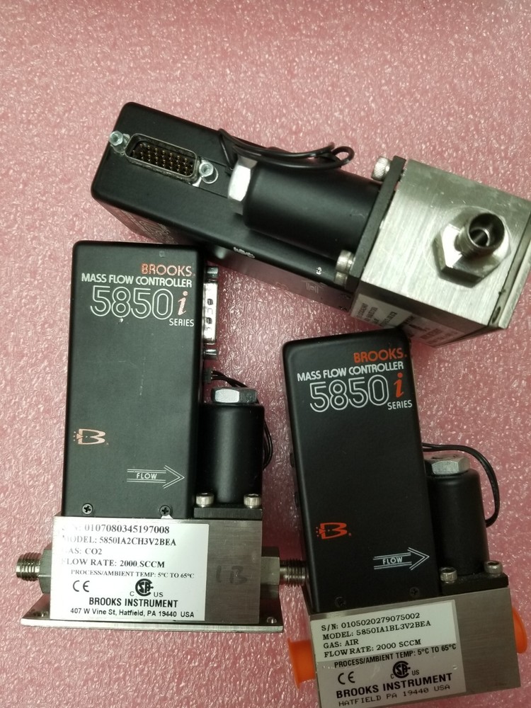 Brooks 5850i Mass Flow Controller CO2 2000 SCCM ⚡️🇺🇸 SHIP+WARRANTY