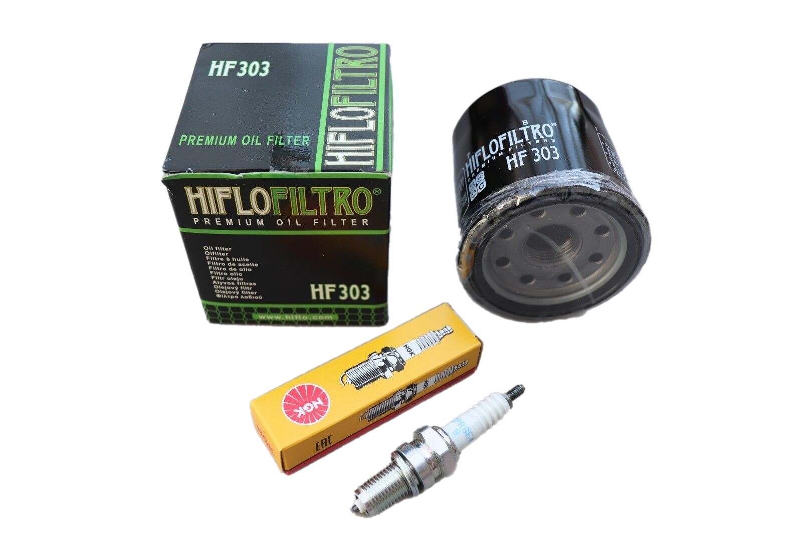 Yamaha Grizzly 660 Tune Up Kit NGK Spark Plug Oil Change & Filter YFM660 02/06