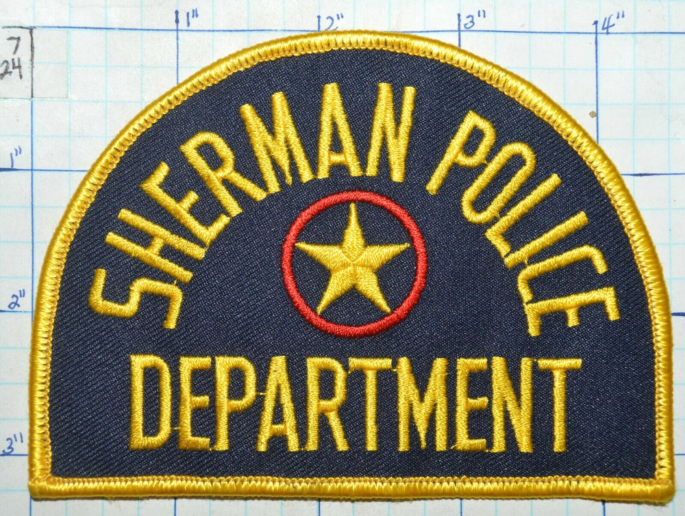 TEXAS, SHERMAN POLICE DEPT PATCH