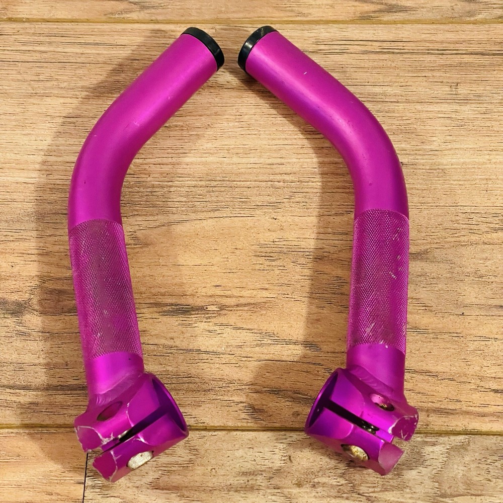 Control Tech Control Stix Purple Ano 3DV Long Bend MTB Bar Ends
