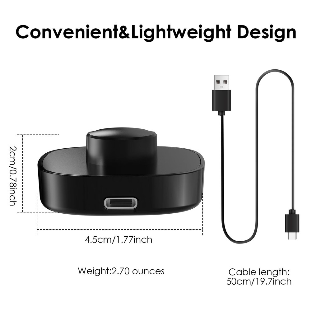 Fast Charging Dock for Oura Ring Gen3 - Size 11 with USB-C Charging Cable
