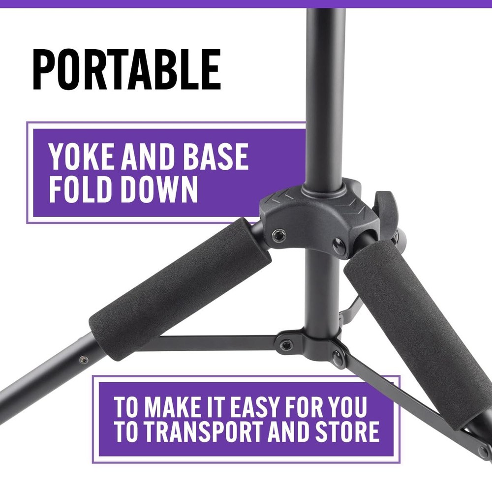 OnStage Viola/Violin Stand with Bow Holder Foldable Orchestral Strings