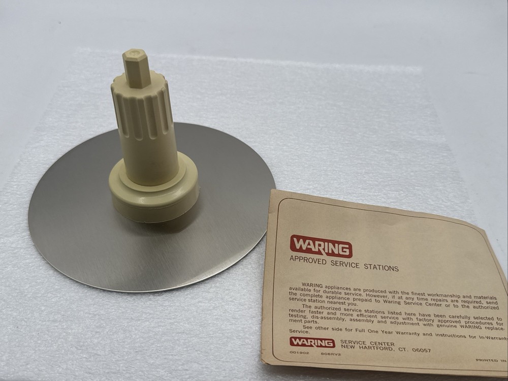 WARING Food Processor Replacement ACCESSORY THE WHIP FP901 Blade Only NOS