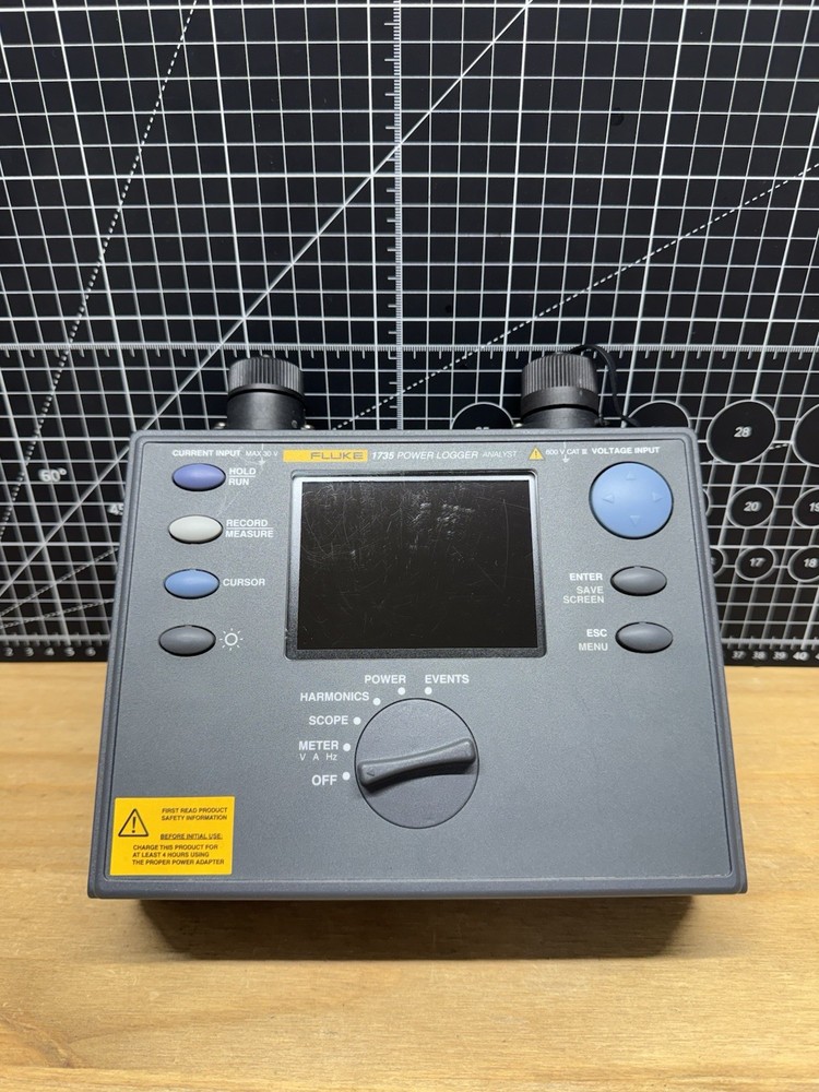 Fluke 1735 3 Phase Power Quality Energy Logger Analyst Meter