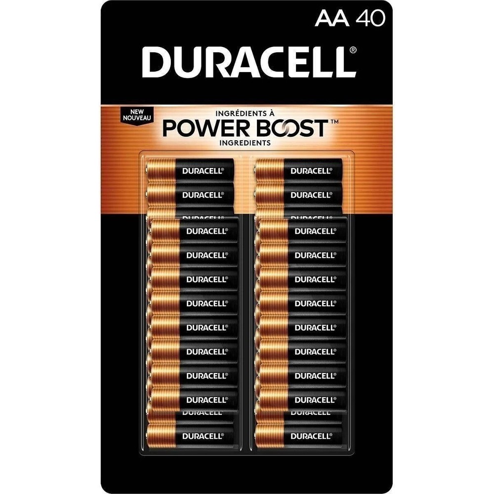 Duracell Battery (40 Pack AA Alkaline)