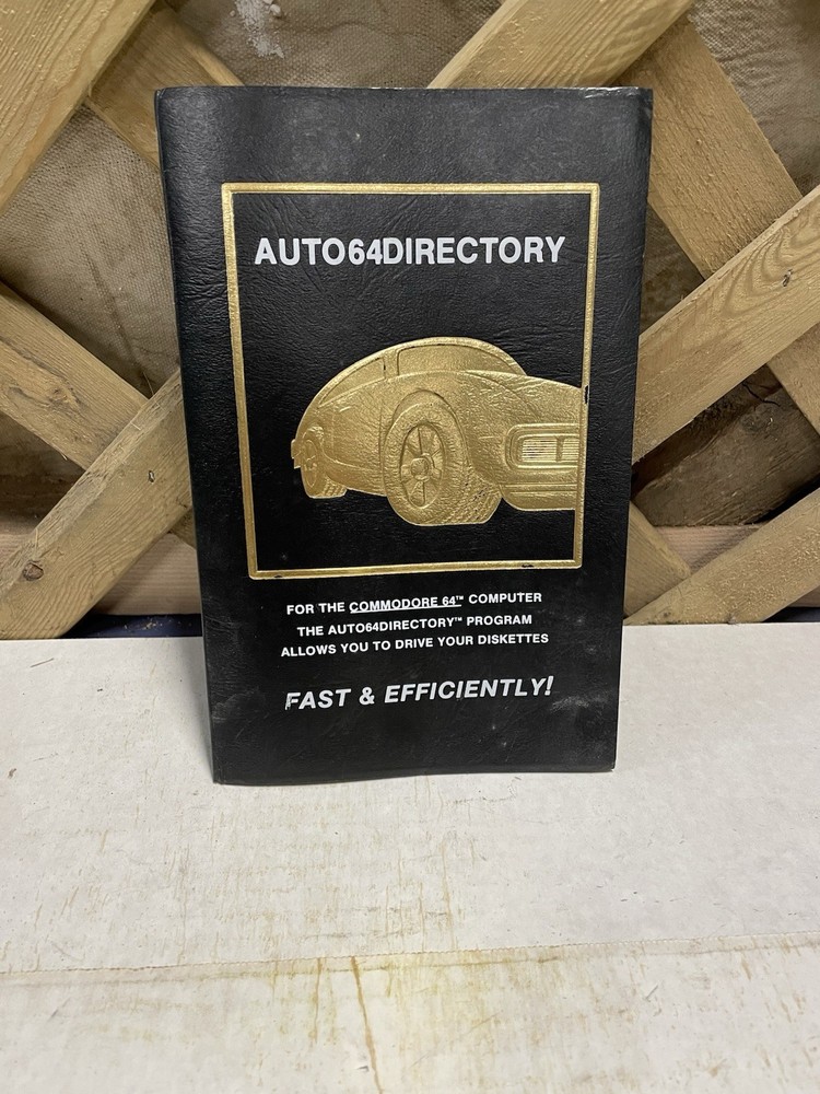 Vintage AUTO64DIRECTORY Manual / Commodore 64 / Diskettes / Computer / PC