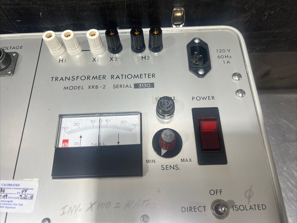 Electrical Testing Instruments Ltd. Transformer Ratiometer XRB-2. 3 Phase