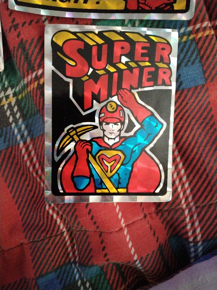 5 Vintage Coal Mining Stickers
