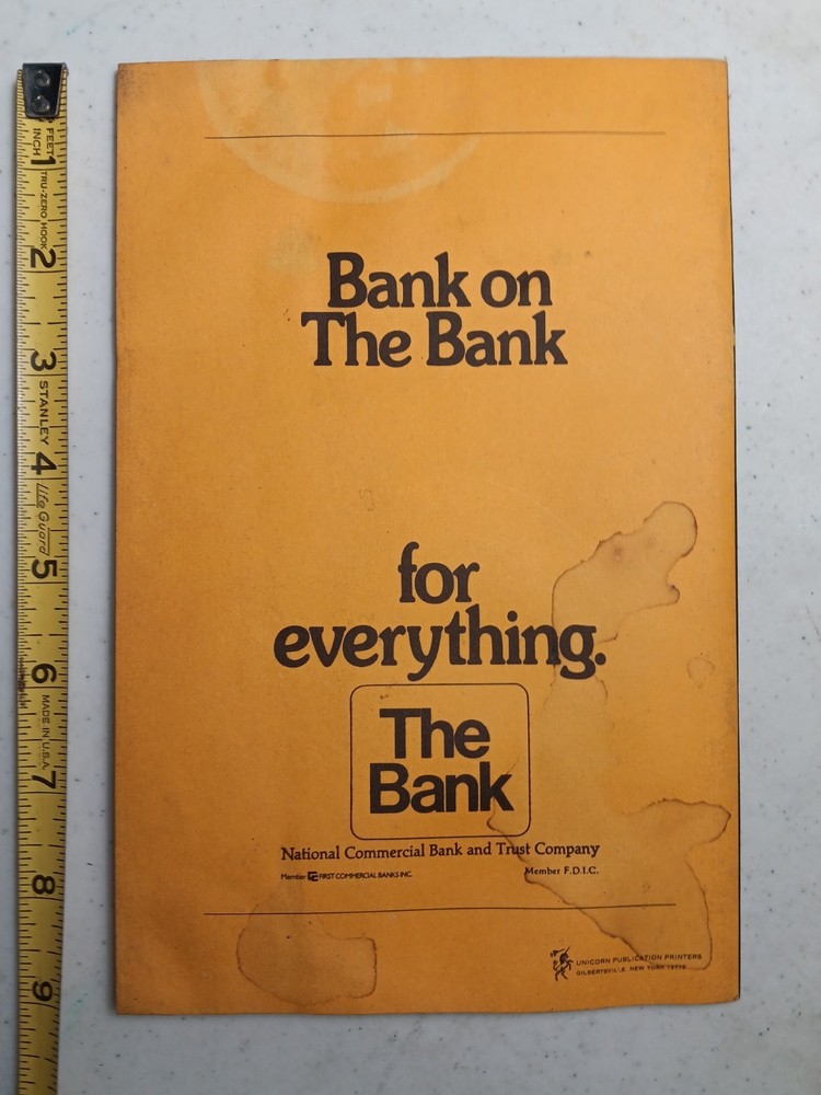 1973 Otsego County NY Vol. Fire Dept Convention Program Firefighting Hartwick