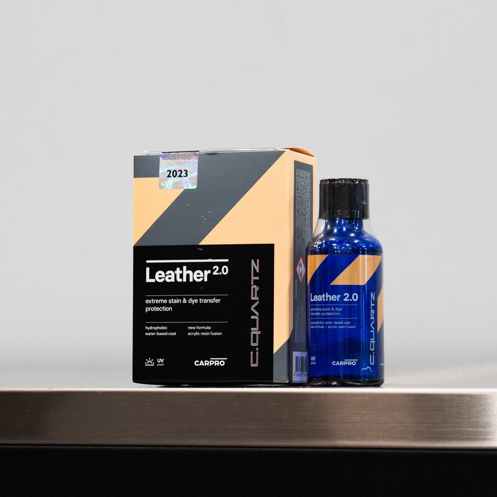 Carpro Cquartz Leather 2.0 50ml Kit | Protective Leather Interior Coating