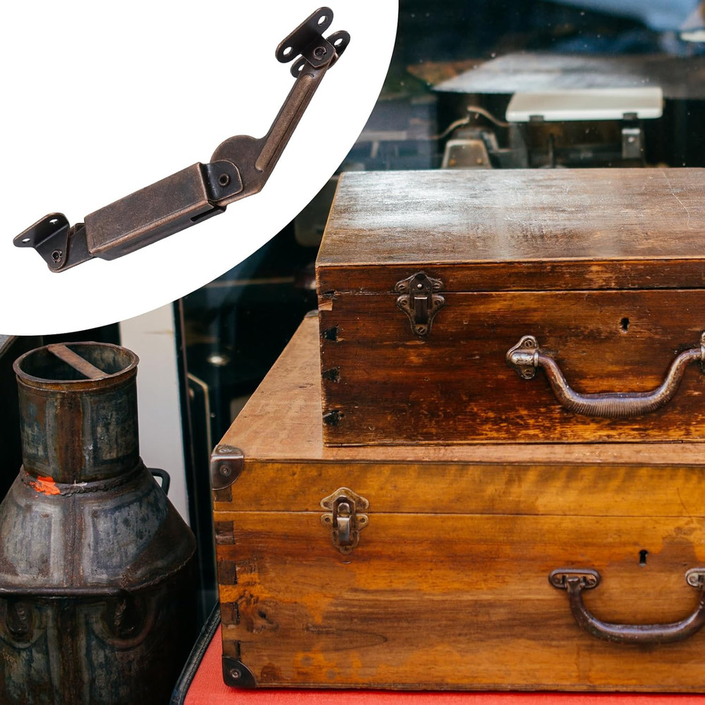 Spring Lid Support Left Right Lid Support down Hinge Red Bronze Iron Support Box