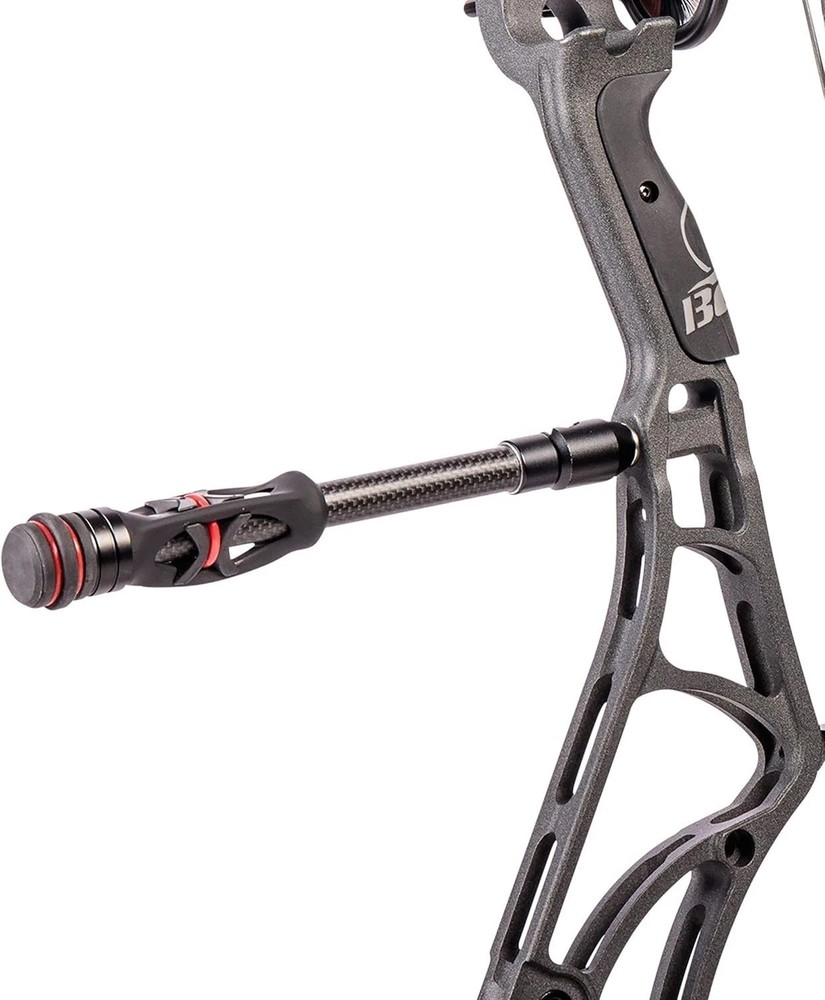 Lightweight 8" Archery Stabilizer - Carbon Design with Customization Options