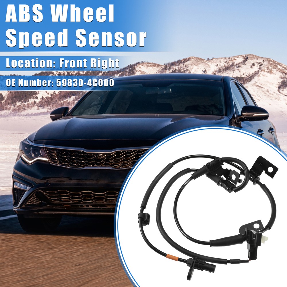 Front Right ABS Wheel Speed Sensor Passenger Side for Kia Optima 2012-2016