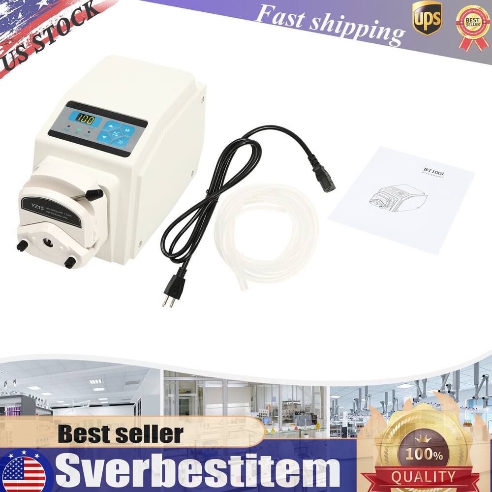 Industrial Variable Speed Liquid Metering Pump Peristaltic Pump High Precision