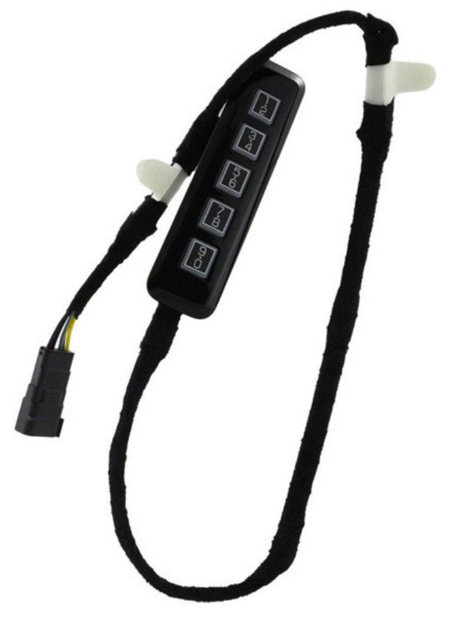 NEW OEM 18-26 Ford Super Duty 's Keyless Entry Keypad w/ Glossy Black Moulding