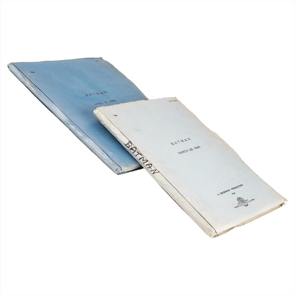 Batman: The Movie (1966) First and Final Draft Scripts w/COA