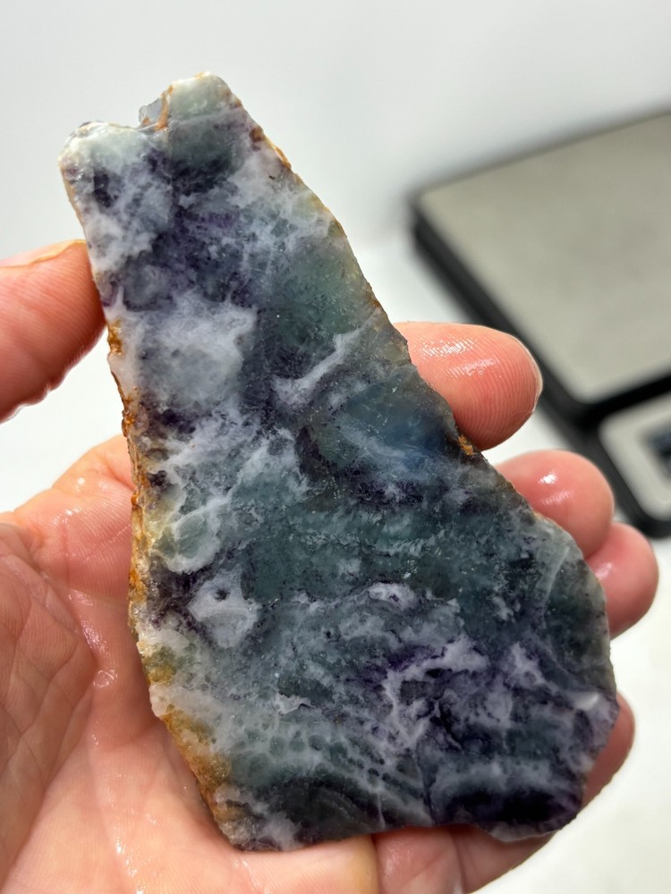 Fluorite slab Cabbing Lapidary Combo Ship Avail