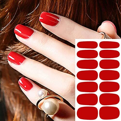 20 hojas de pegatinas de esmalte de uñas autoadhesivas