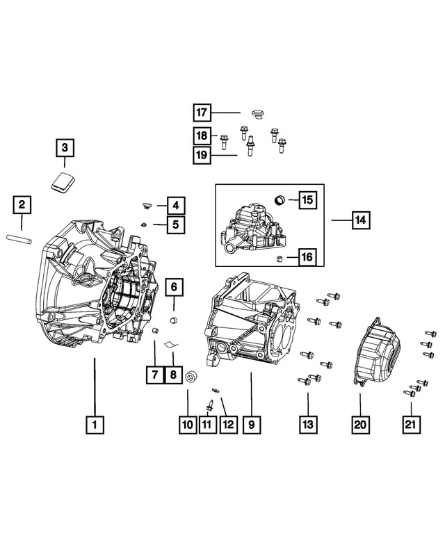 Genuine Mopar Bolt 68137039aa