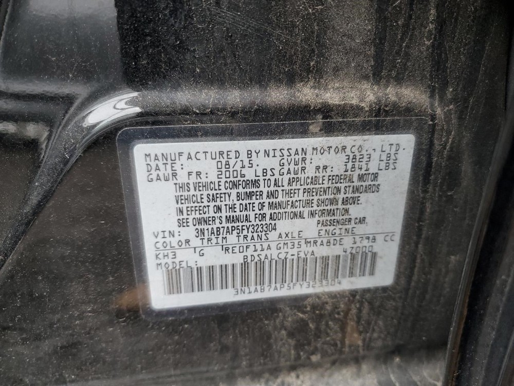 SENTRA 2015 Glove Box OEM