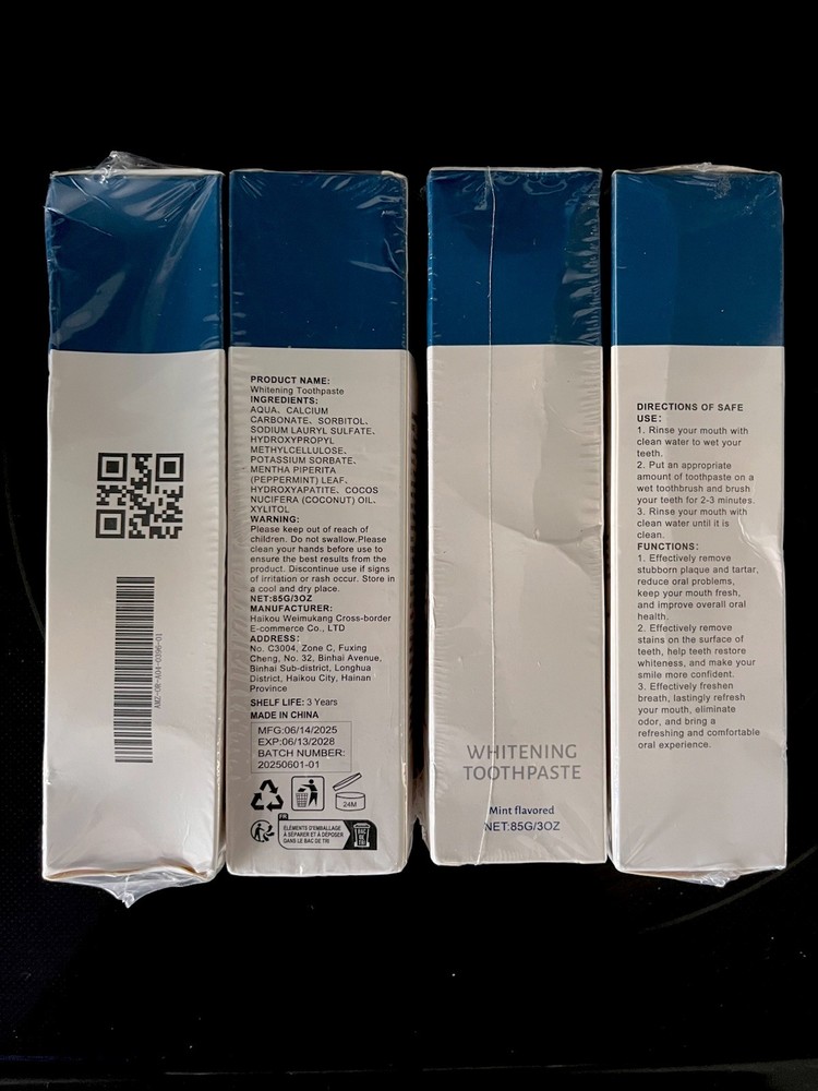 Hydroxyapetite Whitening Remineralizing Toothpaste