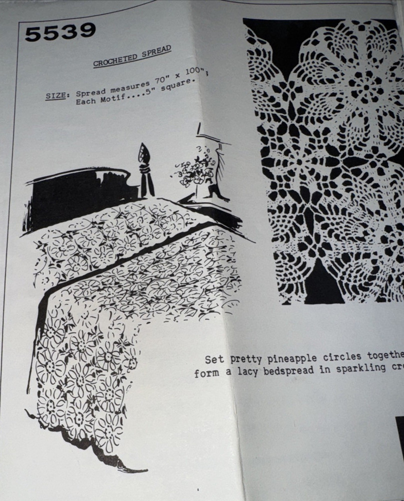 Choice Vintage Mail Order Crochet Original Patterns