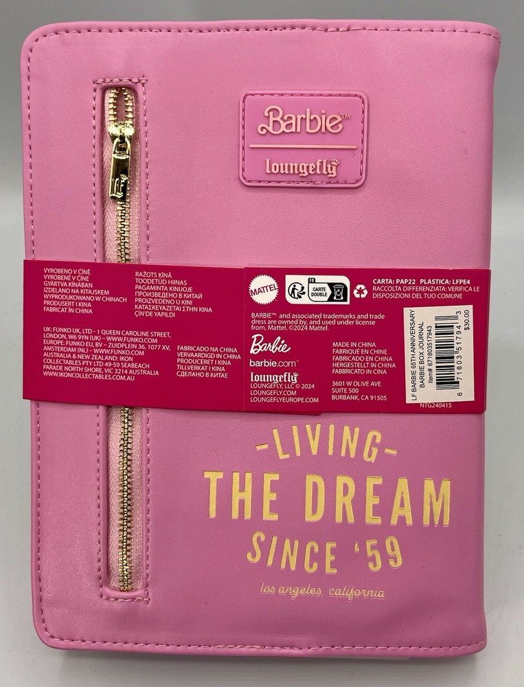 Loungefly Barbie Box Journal