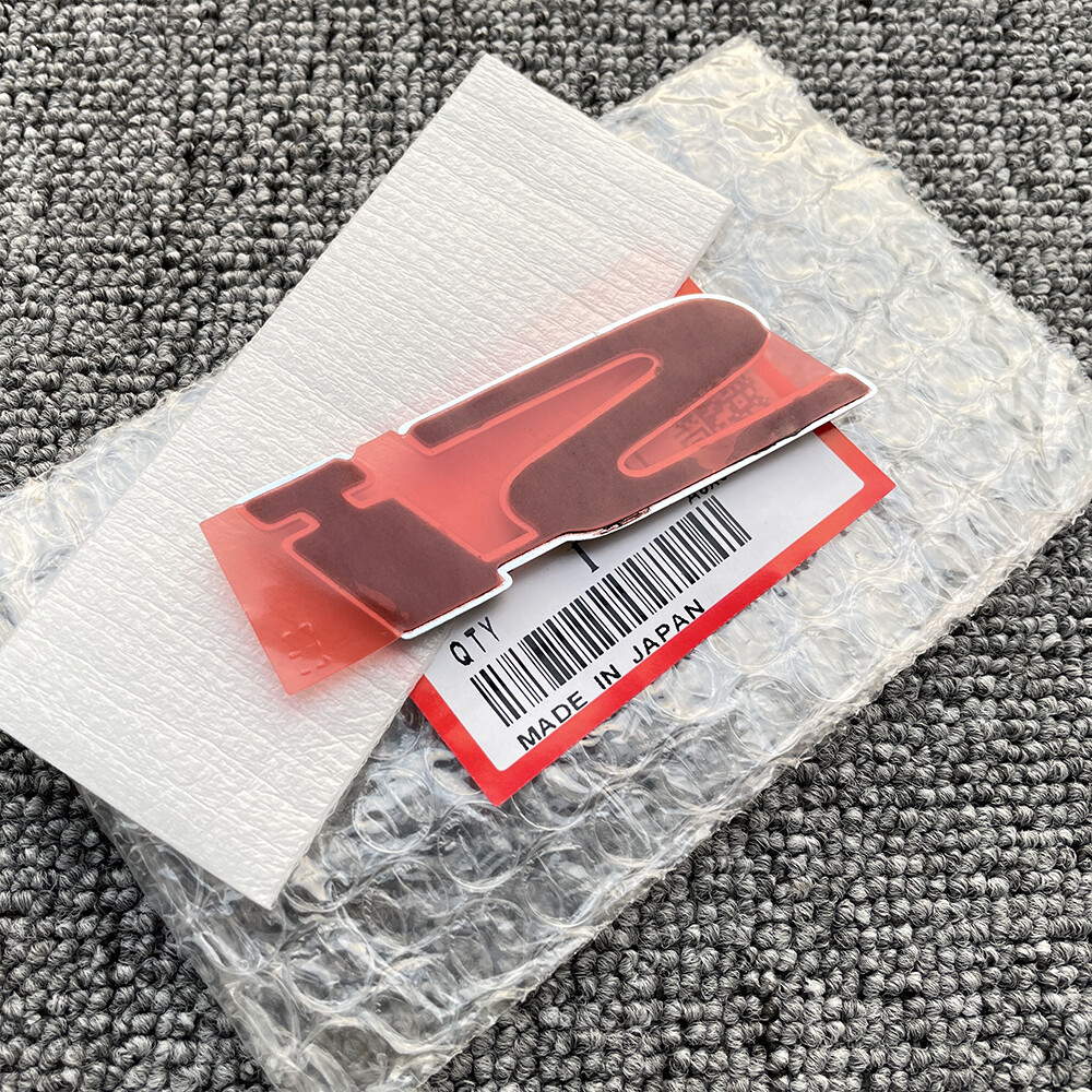 GENUINE OEM Red Si Emblem For honda civic 2Dr 4Dr Trunk Rear Badge Sticker Decal