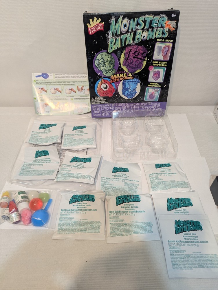 Bath Soap Kit Scientific Explorer Kit Alex Open Box 100% Complete Halloween Fun