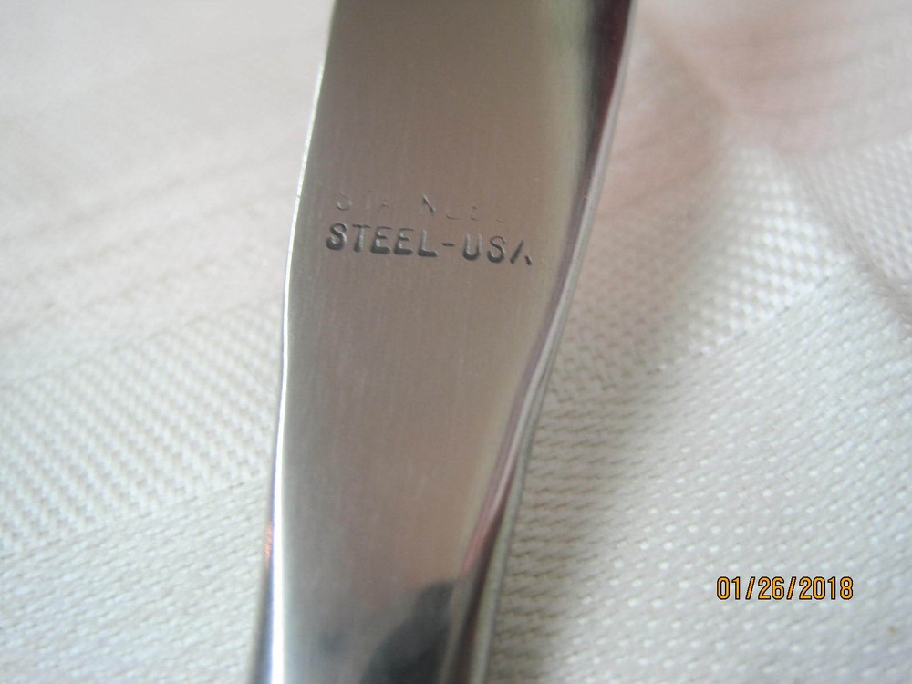 Vintage Mar-Crest stainless solid Dinner Knife Citation
