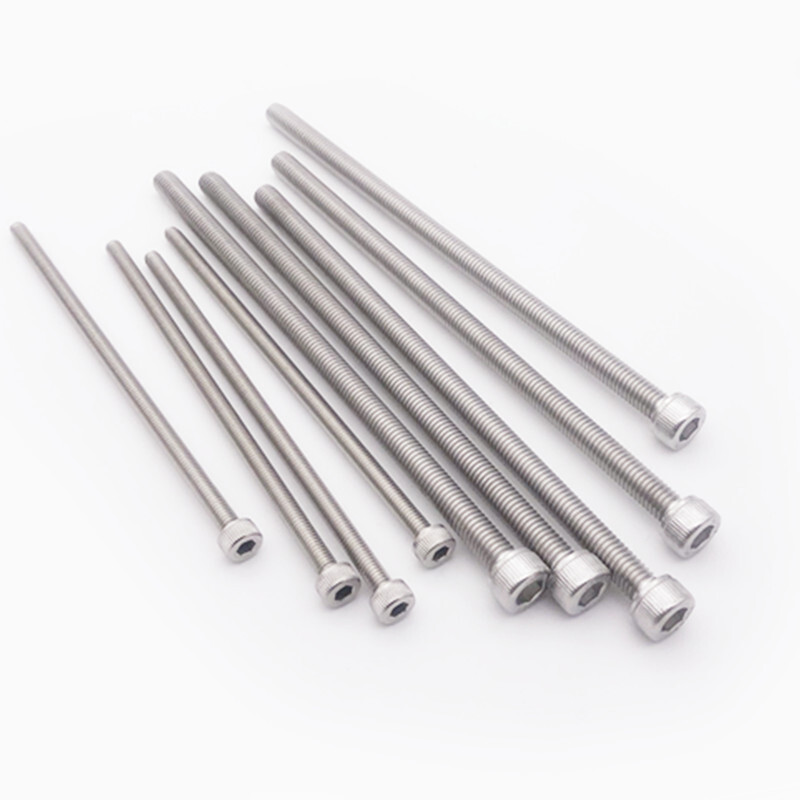 4pcs M4 extension Allen bolt cap head hex socket screws 50mm-100mm thread nail