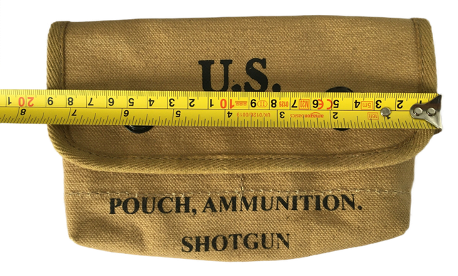 Army WWII Canvas Shotgun Shell Ammunition Pouch