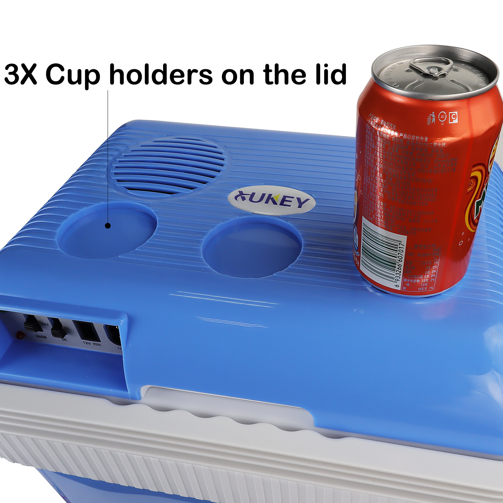 24L Electric Cooler Warmer Portable Car Fridge Refrigerator Camping Mini Freezer