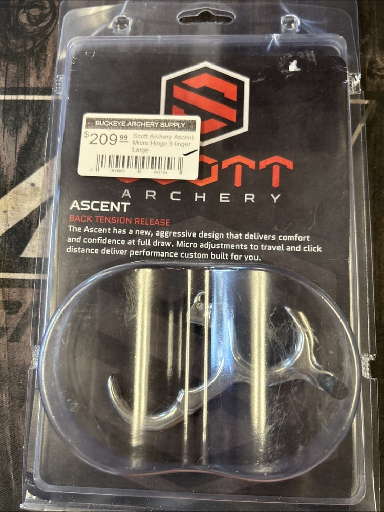Scott Ascent Micro Hinge Release 3 Finger Large