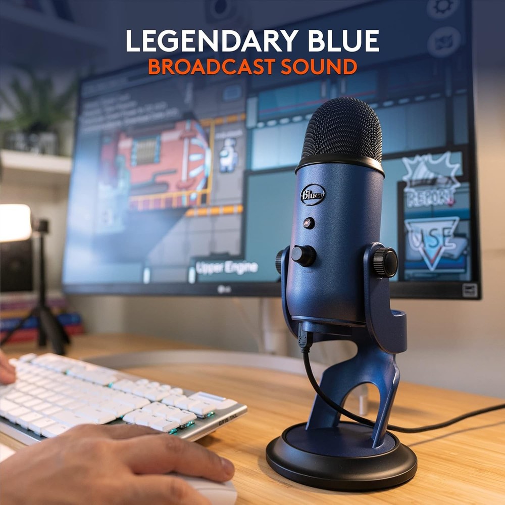 USB Condenser Microphone for Streaming, Podcast, YouTube & Zoom — Studio-Grade