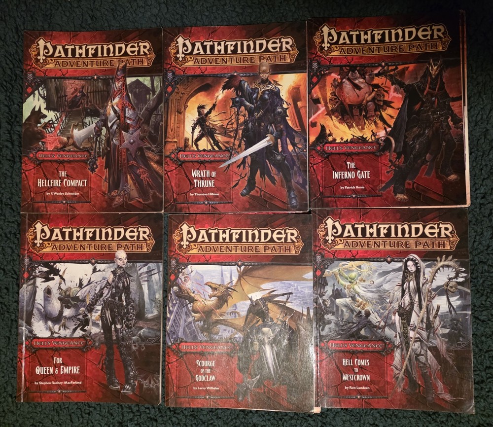 Pathfinder 1e Adventure Paths Lot