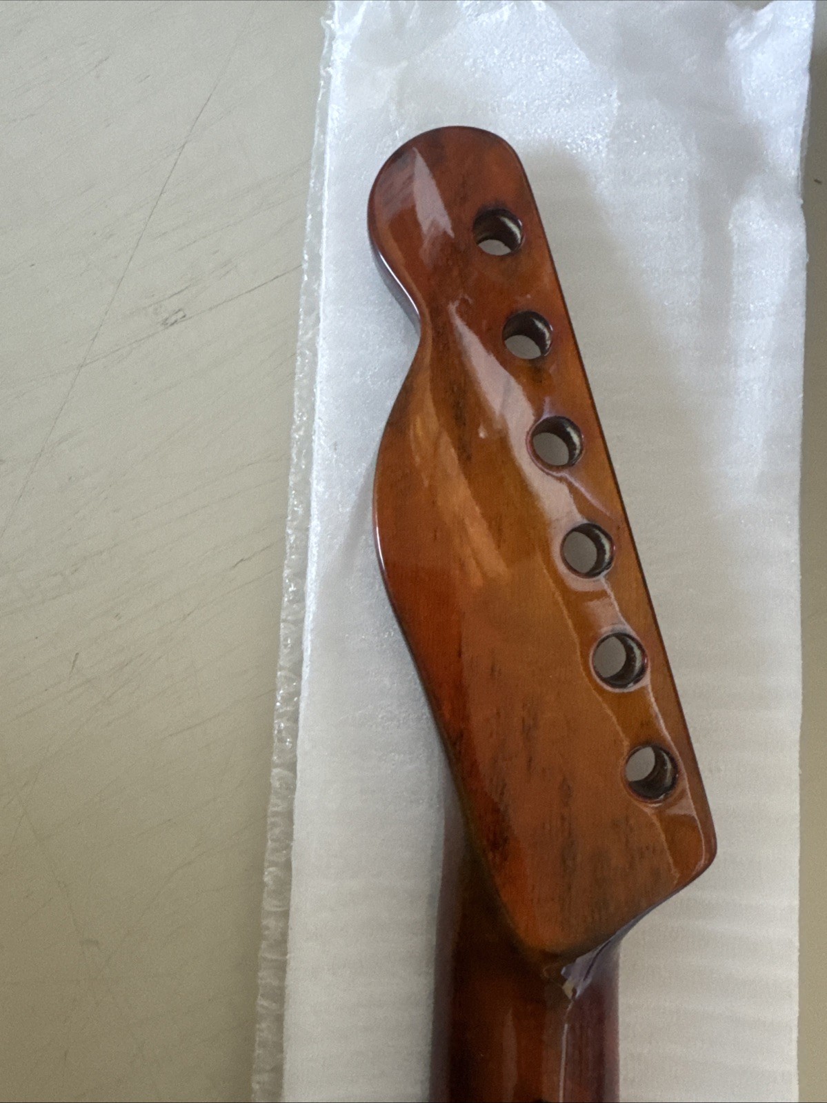 RuiJOIWAT Vintage 21 Frets Telecaster Guitar Neck - Red Wood Glossy