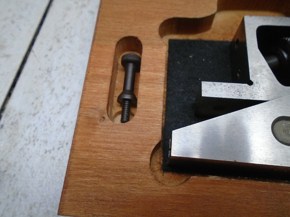 STARRETT 995-E PLANER GAGE IN CASE GRIND LAYOUT