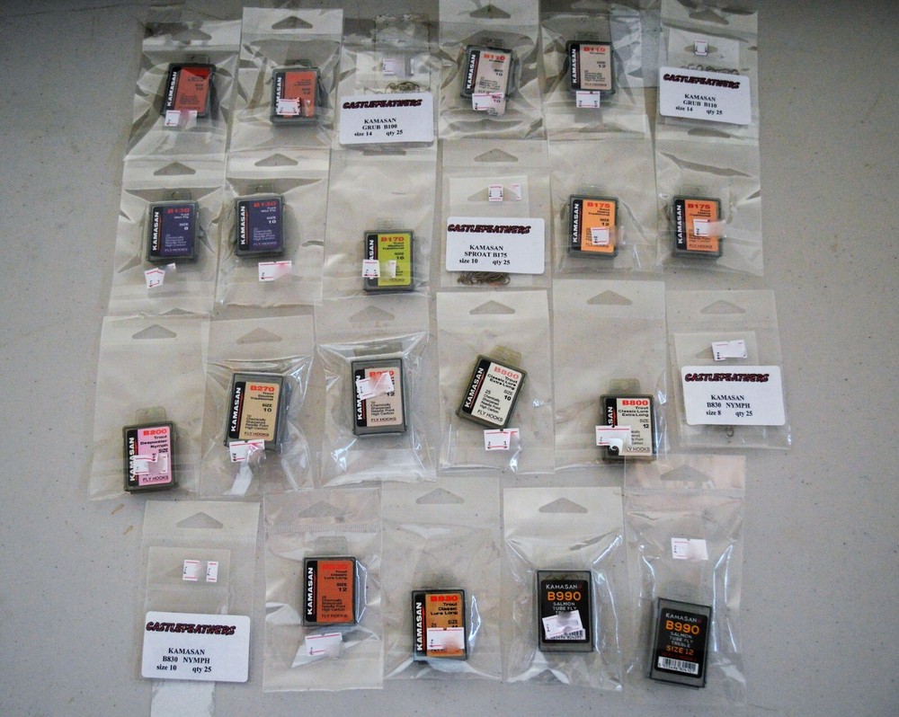 Kamasan Hooks 25 & 100 packs