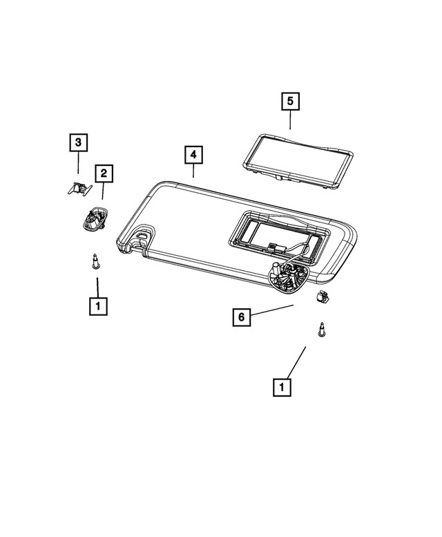 Genuine Visor Left 7HD73HL1AA