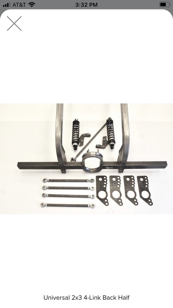 2x3” 4 Link Back Half Kit No Shocks & Springs