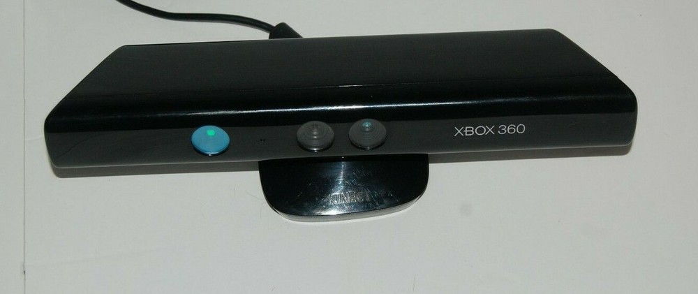 Microsoft Xbox 360 Kinect Connect Black Sensor Bar Model 1414 W/ 9 Games