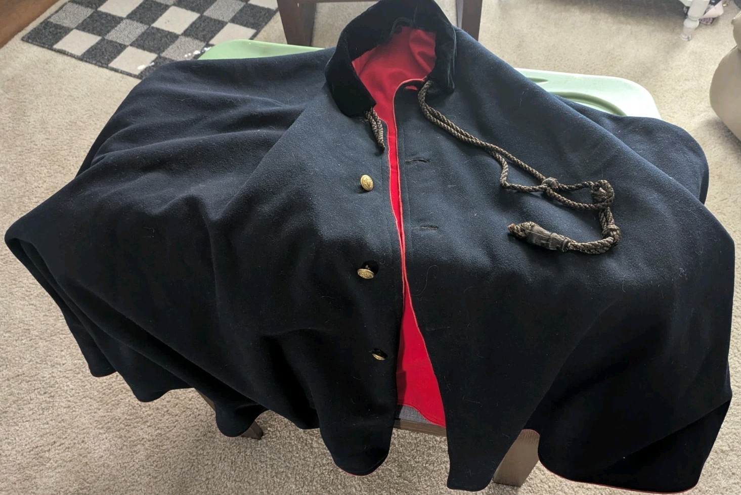 Original 19th Century Original Officers Cape