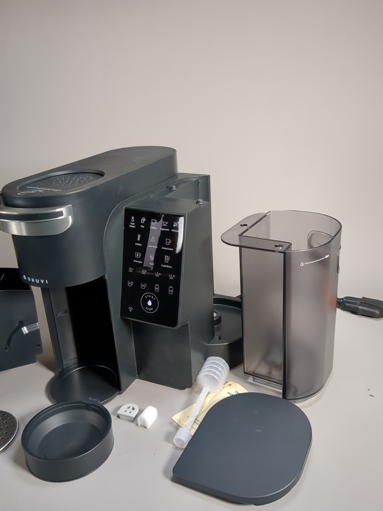 Bruvi BV-03-B Coffee Maker Single Serve Touchscreen Black Tested Working
