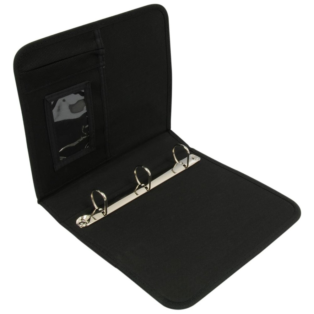 Roadpro LB-004BK 3-Ring Looseleaf Log Binder - Black