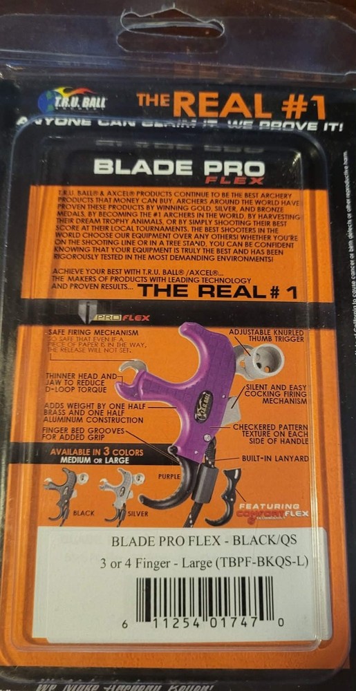 NEW T.R.U. BALL BLADE PRO FLEX RELEASE