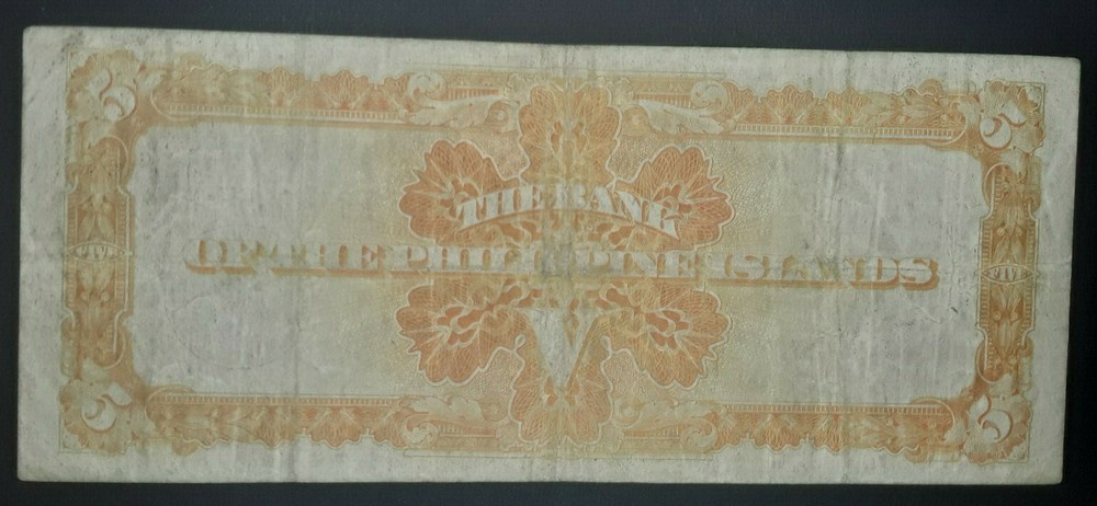 Philippines 5 Pesos 1933 P-22 