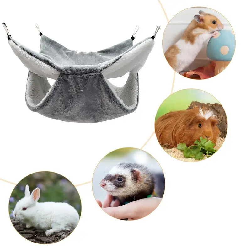 Hamster Hammock Warm Double-layer Clamp Hammock Hanging Squirrel Sleeping Bag